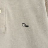 クリスチャン ディオール ヴィンテージ Diorロゴ 刺繍 長袖ポロシャツ ベージュ キッズ - NEWSED