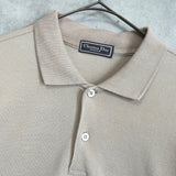 クリスチャン ディオール ヴィンテージ Diorロゴ 半袖ポロシャツ ベージュ - NEWSED