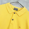 クリスチャン ディオール ヴィンテージ Diorロゴ 刺繍 半袖ポロシャツ イエロー