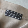 クリスチャン ディオール ヴィンテージ Diorロゴ 半袖ポロシャツ ベージュ