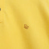 クリスチャン ディオール ヴィンテージ Diorロゴ 刺繍 半袖ポロシャツ イエロー