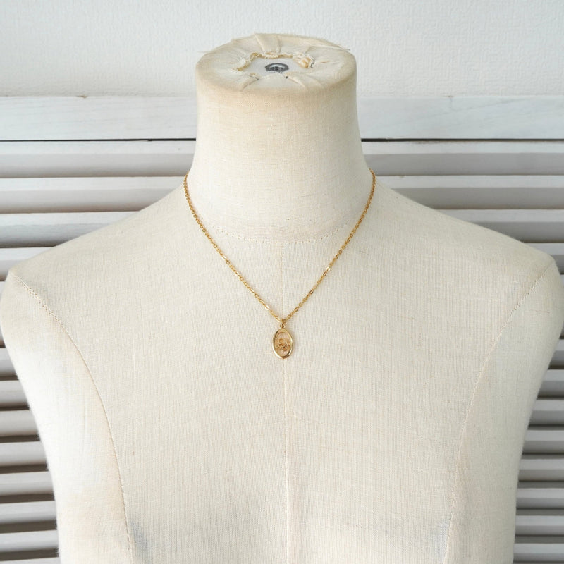 クリスチャン ディオール Diorロゴ GP ゴールド ネックレス - NEWSED