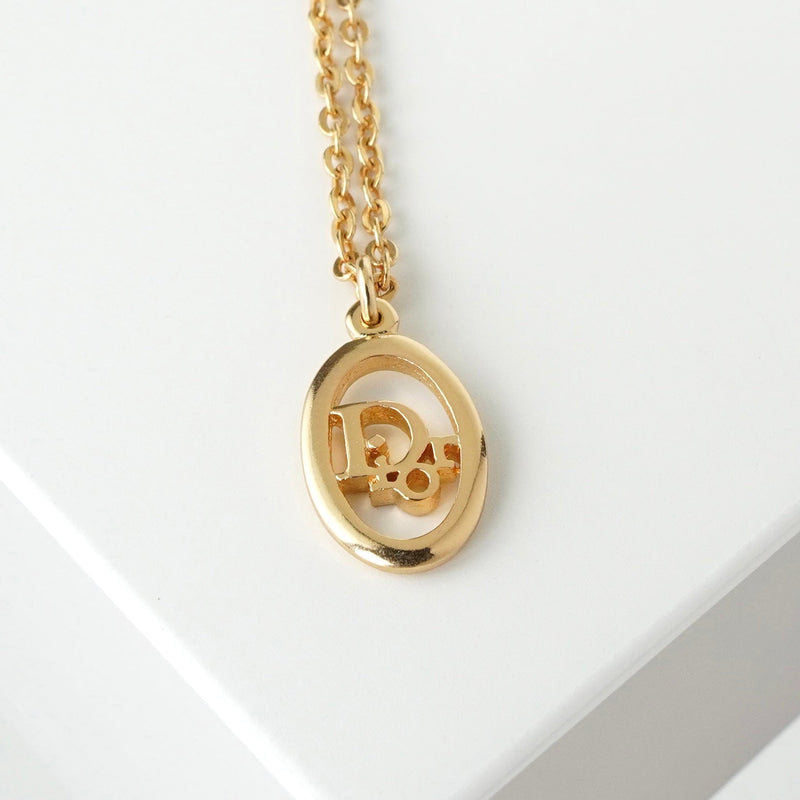 クリスチャン ディオール Diorロゴ GP ゴールド ネックレス - NEWSED