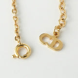 クリスチャン ディオール Diorロゴ GP ゴールド ネックレス - NEWSED