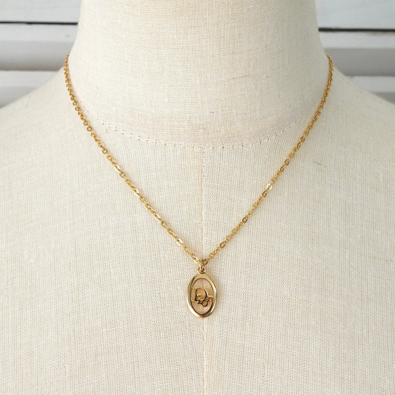 クリスチャン ディオール Diorロゴ GP ゴールド ネックレス - NEWSED