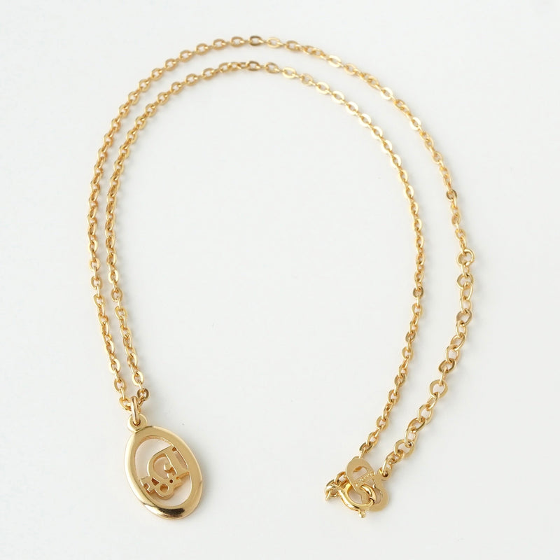 クリスチャン ディオール Diorロゴ GP ゴールド ネックレス - NEWSED