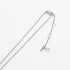 Dior Logo Heart Bees Silver Necklace