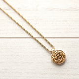 Disk Top Gold Necklace - NEWSED