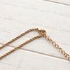 Disk Top Gold Necklace