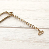 Disk Top Gold Necklace - NEWSED