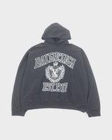 バレンシアガ DIY COLLEGE LOGO HOODIE ダメージ加工 パーカー ブラック M メンズ - NEWSED