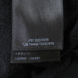 バレンシアガ DIY COLLEGE LOGO HOODIE ダメージ加工 パーカー ブラック M メンズ - NEWSED