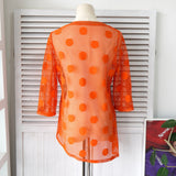 Dot Pattern Mesh Tops - NEWSED