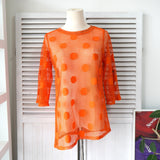 Dot Pattern Mesh Tops - NEWSED