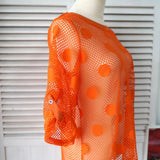 Dot Pattern Mesh Tops - NEWSED