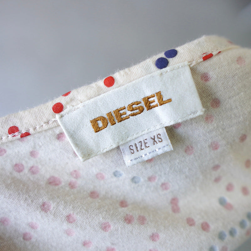 Dot Pattern Sleeve - less Tops - NEWSED