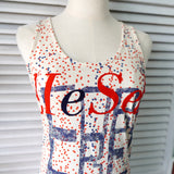 Dot Pattern Sleeve - less Tops - NEWSED