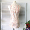 Dot Pattern Sleeve-less Tops