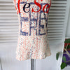 Dot Pattern Sleeve-less Tops