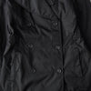 Double Breasted Nylon Chesterfield Coat