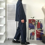 Double Breasted Stripe Suit - NEWSED