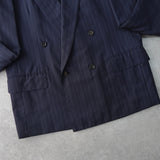 Double Breasted Stripe Suit - NEWSED