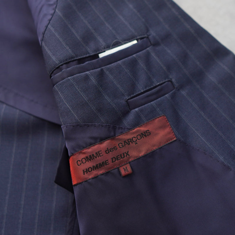 Double Breasted Stripe Suit - NEWSED