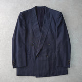Double Breasted Stripe Suit - NEWSED