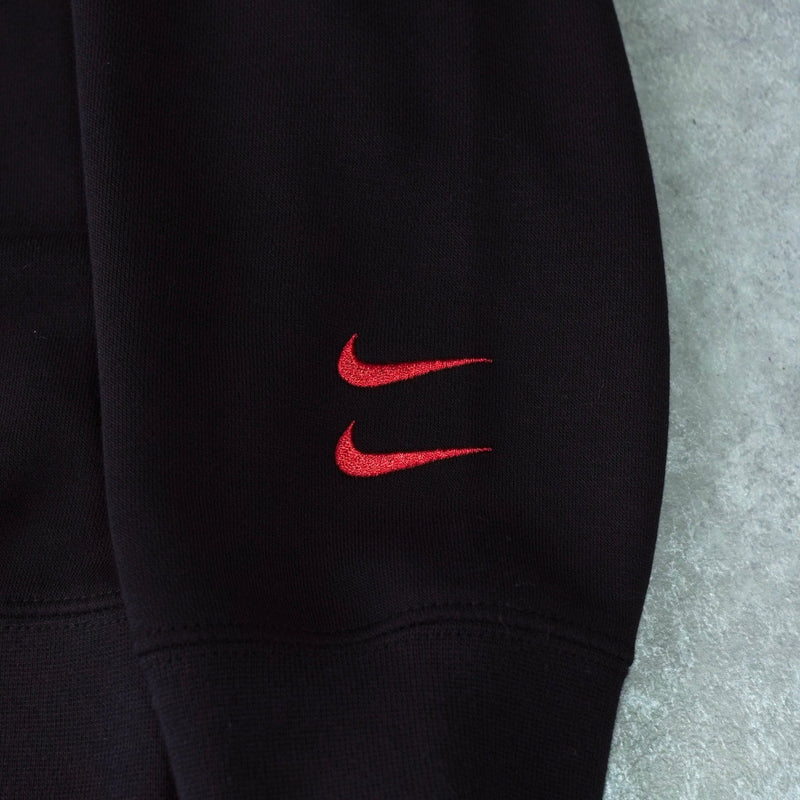 ナイキ DOUBLE SWOOSH ロゴ セットアップ スウェット スウェットパンツ ブラック - NEWSED