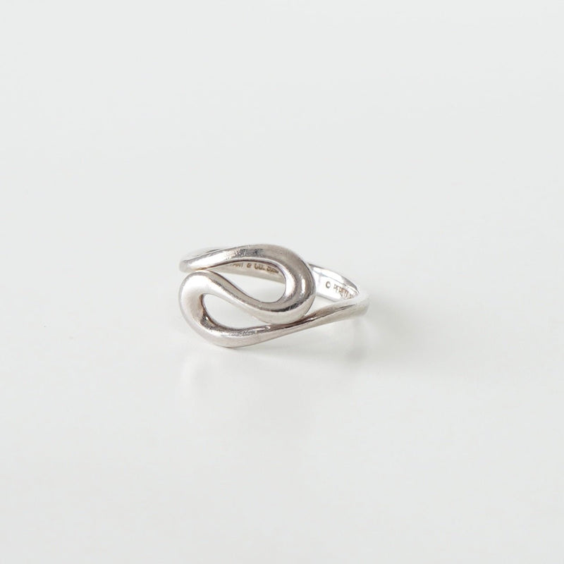 Double Tear Drop Silver Ring - NEWSED
