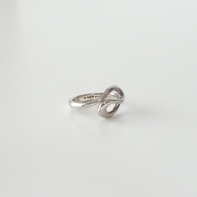 Double Tear Drop Silver Ring - NEWSED