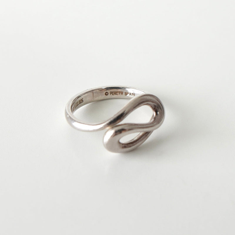 Double Tear Drop Silver Ring - NEWSED