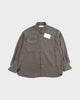 クルニ Dry Double Satin Pocket Shirt ダブルサテン生地 比翼仕立て 長袖シャツ 2 メンズ 未使用品