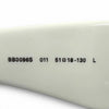 バレンシアガ DYNASTY RECTANGLE BBメタルロゴ サングラス ホワイト 51□18-130 レディース