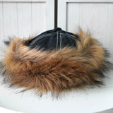Earflap 5 - Panel Dirty Indigo シュプリーム × トゥルーレリジョン ファー キャップ インディゴブルー - NEWSED