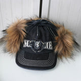 Earflap 5 - Panel Dirty Indigo シュプリーム × トゥルーレリジョン ファー キャップ インディゴブルー - NEWSED
