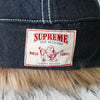 Earflap 5-Panel Dirty Indigo シュプリーム × トゥルーレリジョン ファー キャップ インディゴブルー