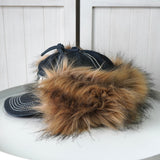 Earflap 5 - Panel Dirty Indigo シュプリーム × トゥルーレリジョン ファー キャップ インディゴブルー - NEWSED
