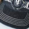 Earflap 5-Panel Dirty Indigo シュプリーム × トゥルーレリジョン ファー キャップ インディゴブルー