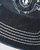 Earflap 5-Panel Dirty Indigo シュプリーム × トゥルーレリジョン ファー キャップ インディゴブルー