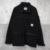 カーハート ワークインプログレス ELMWOOD JACKET フィッシング ストレッチ エルムウッド ジャケット ブラック メンズ - NEWSED
