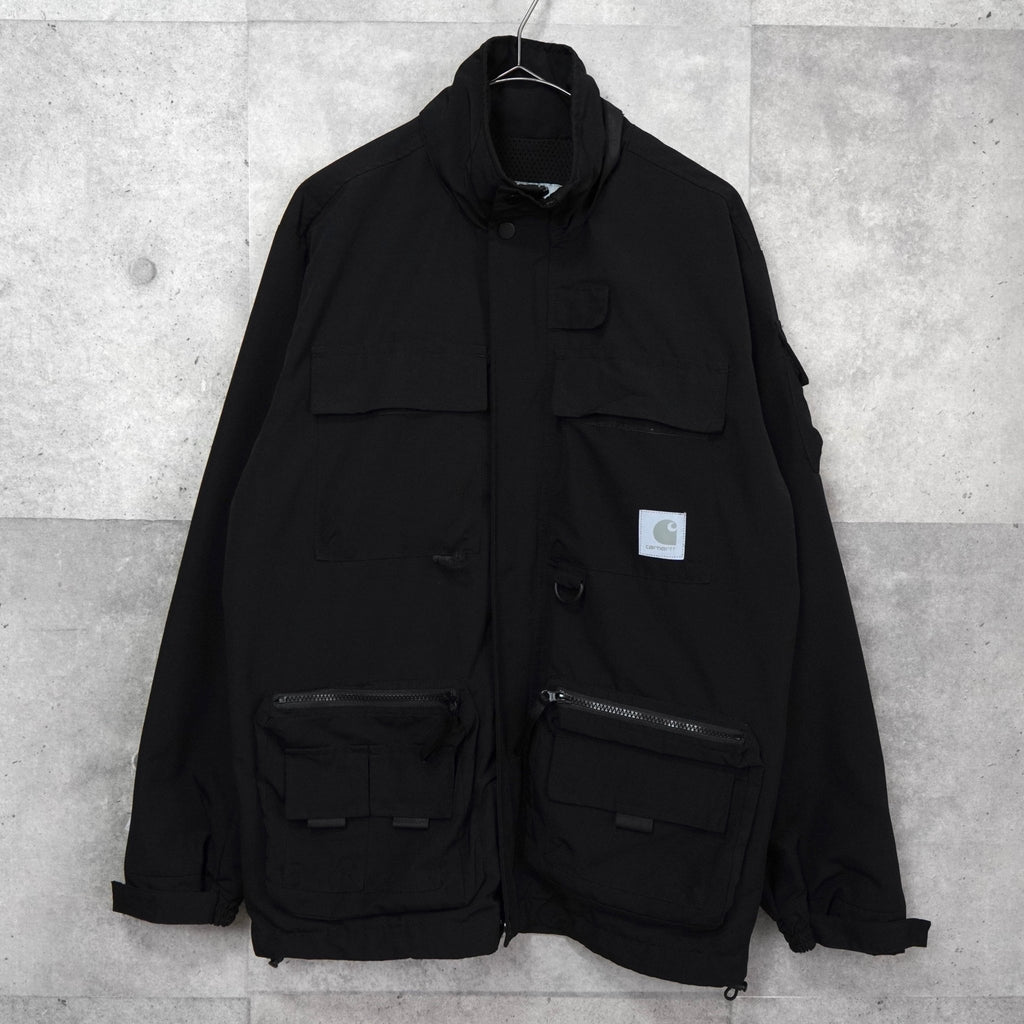 カーハート ワークインプログレス ELMWOOD JACKET フィッシング ストレッチ エルムウッド ジャケット ブラック メンズ
