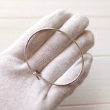 Elsa Peretti Double Heart Silver Bangle - NEWSED
