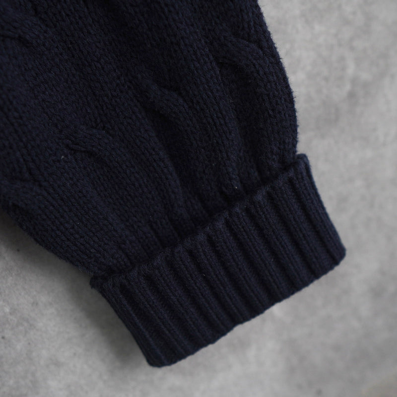 Emblem Logo Embroidery Cotton Sweater - NEWSED