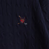 Emblem Logo Embroidery Cotton Sweater