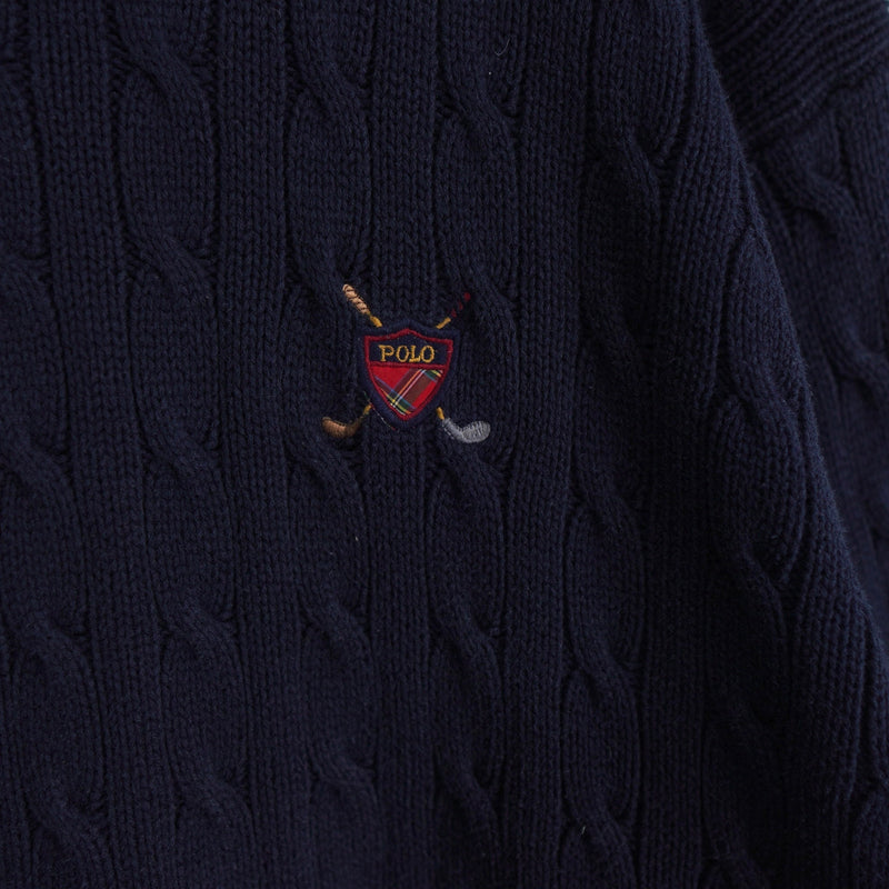 Emblem Logo Embroidery Cotton Sweater - NEWSED