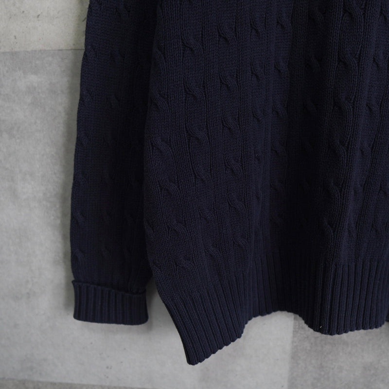 Emblem Logo Embroidery Cotton Sweater - NEWSED
