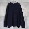 Emblem Logo Embroidery Cotton Sweater