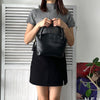 Embossing Logo Leather Hand Bag