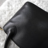 Embossing Logo Leather Hand Bag - NEWSED